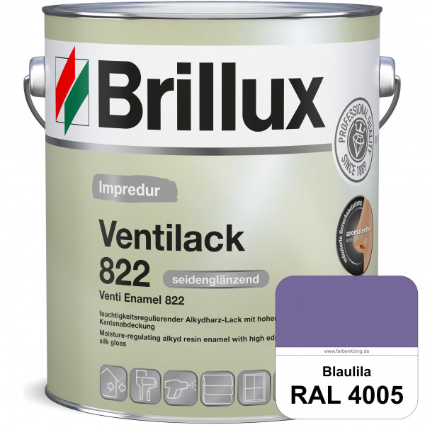 Impredur Ventilack 822 (RAL 4005 Blaulila) Seidenglanzlack (lösemittelhaltig) Fenster & Türen innen