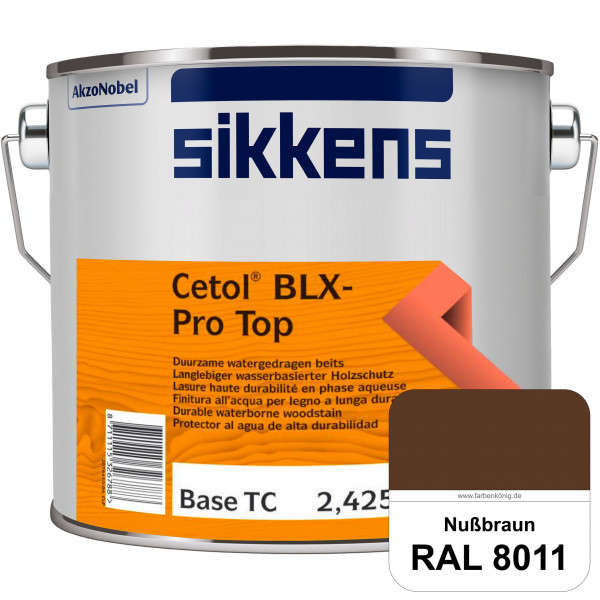 Cetol BLX-Pro Top (RAL 8011 Nussbraun) Seidenglänzende & wasserdampfdurchlässige Dickschichtlasur au