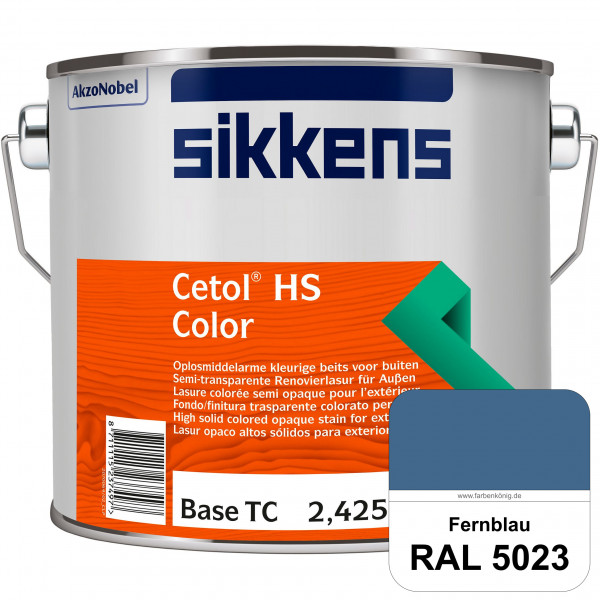Cetol HS Color (RAL 5023 Fernblau) Dekorative semi-transparente Lasur (lösemittelhaltig) für außen.