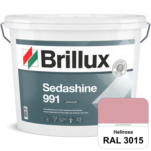Sedashine 991 (RAL 3015 Hellrosa) Seidenmatte Innendispersion für hoch strapazierfähige & gut reinig