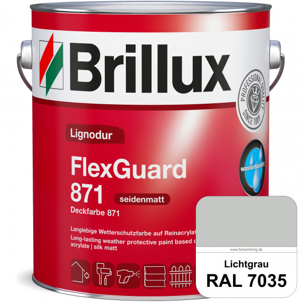 Lignodur FlexGuard 871 (Deckfarbe 871) RAL 7035 Lichtgrau