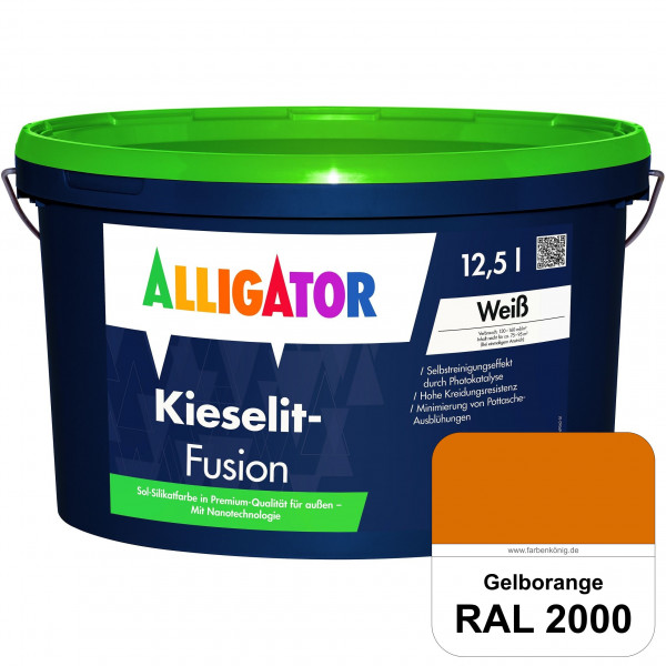 Kieselit Fusion (RAL 2000 Gelborange)