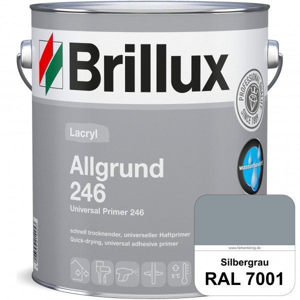 Lacryl Allgrund 246 (RAL 7001 Silbergrau) Grundierung für Acryl- und Alkydharzlacken auf Holz, Zink,