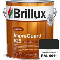 ImpraGuard 625 (RAL 9011 Graphitschwarz) imprägnierende Lasur (lösemittelhaltig) für allen Laub- und