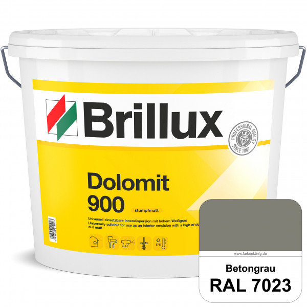 Dolomit 900 (RAL 7023 Betongrau) stumpfmatte Innen-Dispersionsfarbe mit gutem Deckvermögen