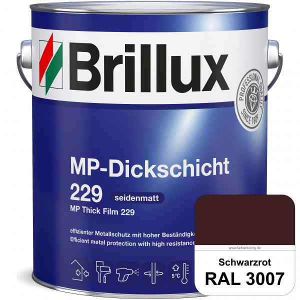 MP-Dickschicht 229 (B-Ware) - 0,75 Liter (RAL 3007 Schwarzrot)