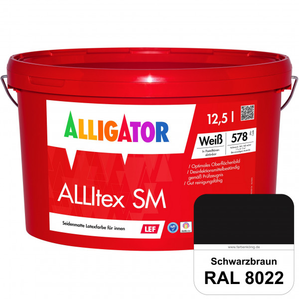 ALLITEX SM LEF (RAL 8022 Schwarzbraun)