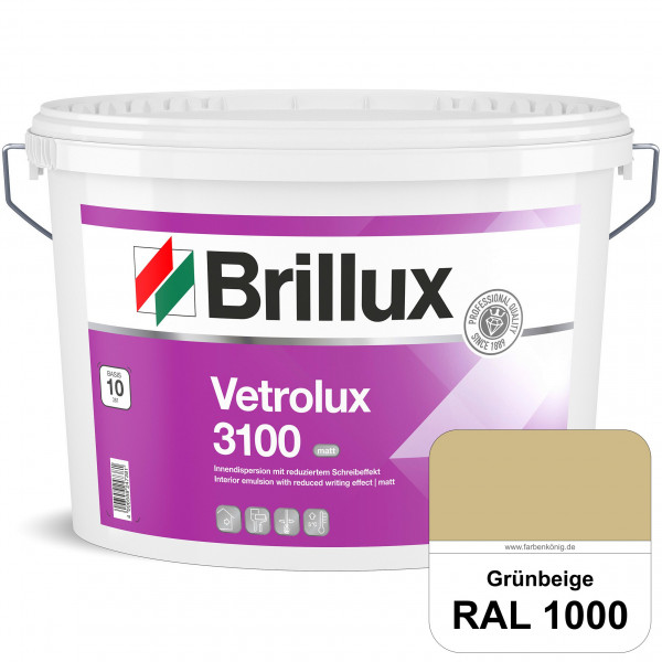 Vetrolux ELF 3100 (RAL 1000 Grünbeige) matte & gut zu reinigende Spezial-Innenfarbe