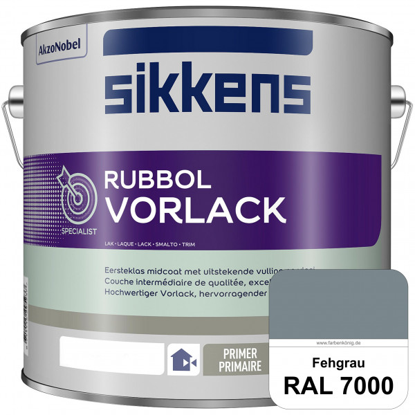 Rubbol Vorlack (RAL 7000 Fehgrau) Aromatenfreier Vorlack der Spitzenklasse (außen & innen)