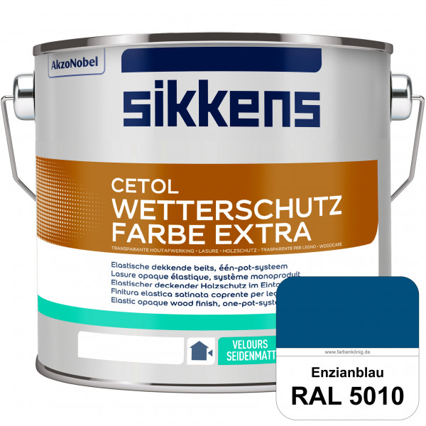 Cetol Wetterschutzfarbe Extra (RAL 5010 Enzianblau)