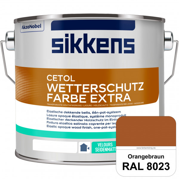 Cetol Wetterschutzfarbe Extra (RAL 8023 Orangebraun)