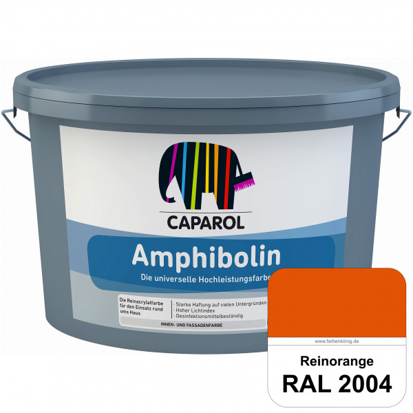 Amphibolin (RAL 2004 Reinorange) Universalfarbe auf Reinacrylbasis innen & außen