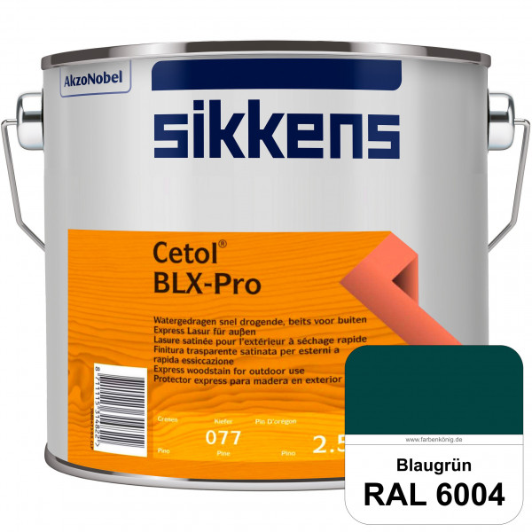 Cetol BLX-Pro (RAL 6004 Blaugrün) Express Lasur für die Beschichtung von Holzoberflächen (außen)