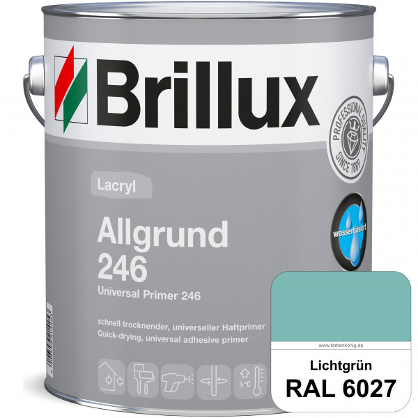 Lacryl Allgrund 246 (RAL 6027 Lichtgrün) Grundierung für Acryl- und Alkydharzlacken auf Holz, Zink,