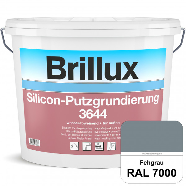 Silicon-Putzgrundierung 3644 (RAL 7000 Fehgrau) Haftvermittelnde & quarzhaltige Grundierfarbe auf Si