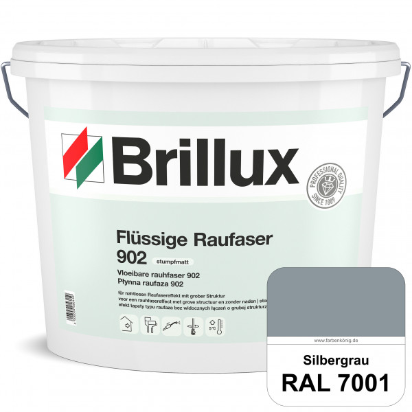 Flüssige Raufaser ELF 902 (RAL 7001 Silbergrau) Spezial-Dispersionsfarbe mit Raufasereffekt