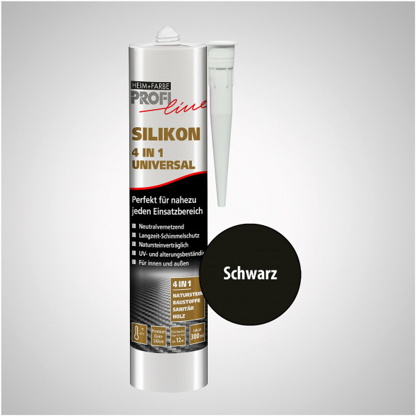 PROFIline Silikon 4in1 Universal (Schwarz)