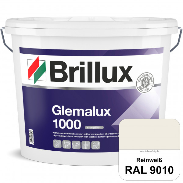 Glemalux ELF 1000 (B-Ware) - 10 Liter (RAL 9010 Reinweiß)