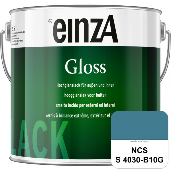 einzA Gloss (NCS S 4030-B10G) Hochwertiger Alkydharzlack in Premium-Qualität, hochglänzend.