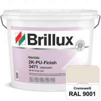 CreaGlas 2K-PU-Finish 3471 (RAL 9001 Cremeweiß) seidenglänzende 2K-Beschichtung für extrem robuste D