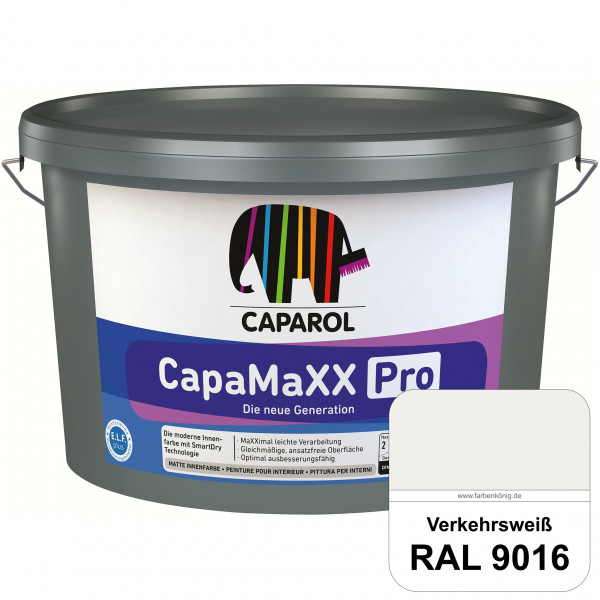 Caparol CapaMaXX Pro (RAL 9016 Verkehrsweiß)