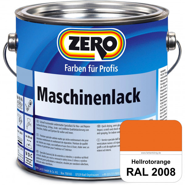 Maschinenlack (RAL 2008 Hellrotorange)