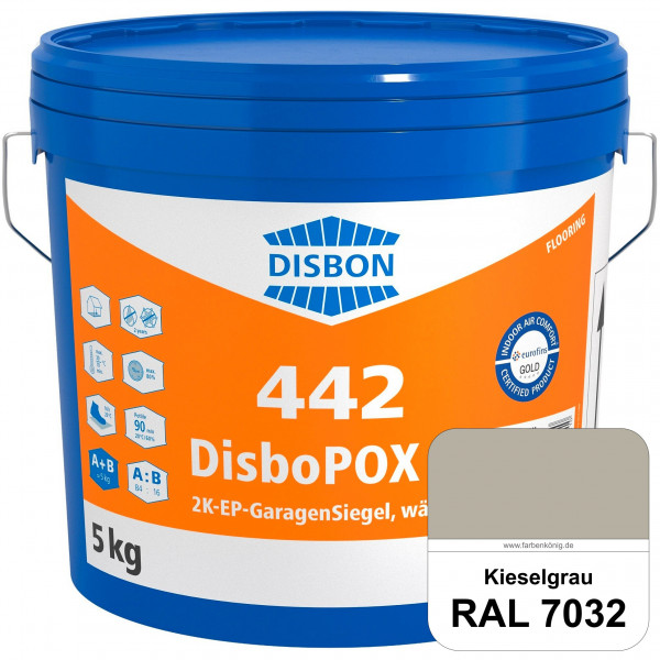 DisboPOX W 442 2K-EP-Garagensiegel (RAL 7032 Kieselgrau)