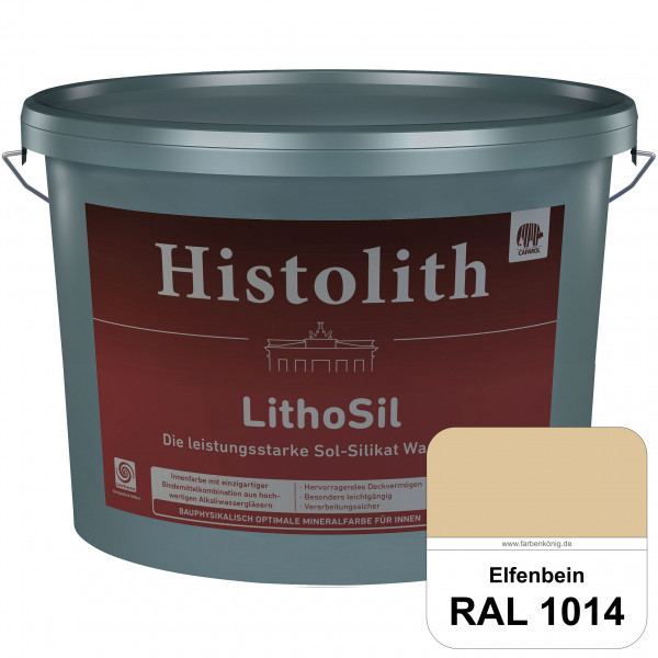 Histolith LithoSil (RAL 1014 Elfenbein) Die leistungsstarke Sol-Silikat Wandfarbe