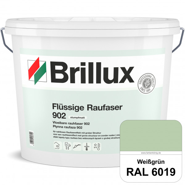 Flüssige Raufaser ELF 902 (RAL 6019 Weißgrün) Spezial-Dispersionsfarbe mit Raufasereffekt