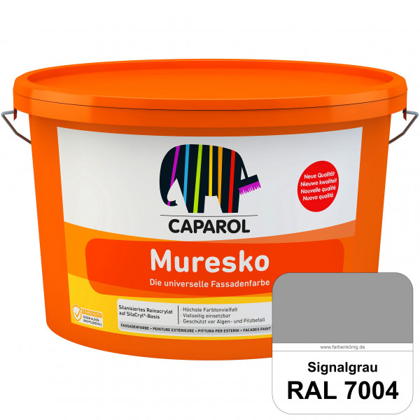Muresko (RAL 7004 Signalgrau) Silanisierte Reinacrylat-Fassadenfarbe auf SilaCryl®-Basis