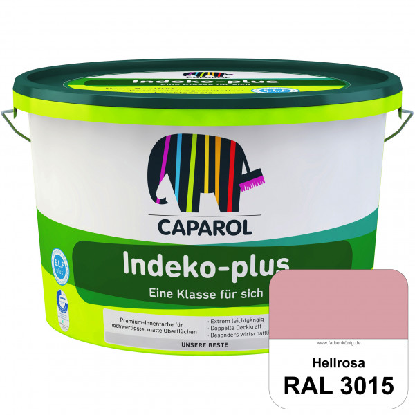 Indeko-plus (RAL 3015 Hellrosa) doppeldeckende matte & hochwertige Innenfarbe