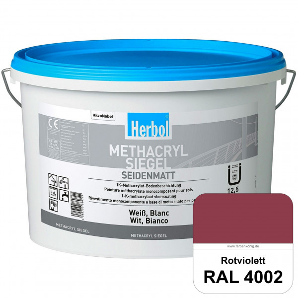 Methacryl Siegel (RAL 4002 Rotviolett) seidenmatte 1K-Beschichtung Böden (Innen & Außen)