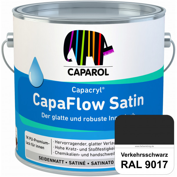 Caparol Capacryl CapaFlow Satin (RAL 9017 Verkehrsschwarz)