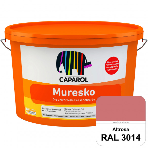 Muresko (RAL 3014 Altrosa) Silanisierte Reinacrylat-Fassadenfarbe auf SilaCryl®-Basis
