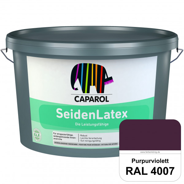 SeidenLatex ELF (RAL 4007 Purpurviolett) strapazierfähige, scheuerbeständige und seidenmatte Latexfa