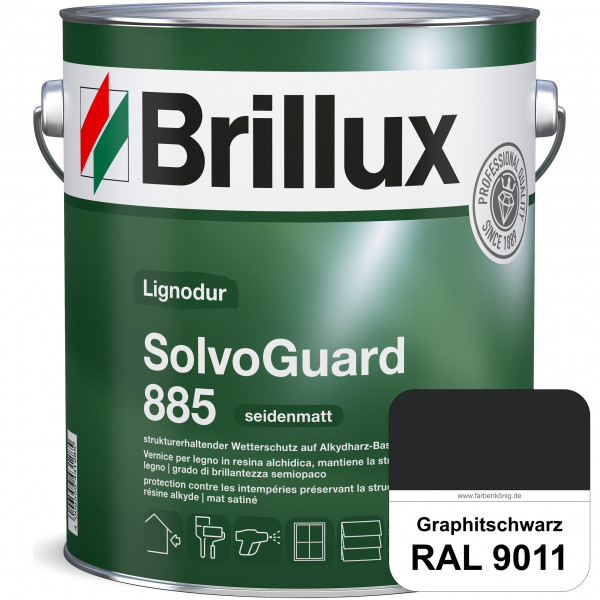 SolvoGuard 885 (B-Ware) - 0,75 Liter (RAL 9011 Graphitschwarz)