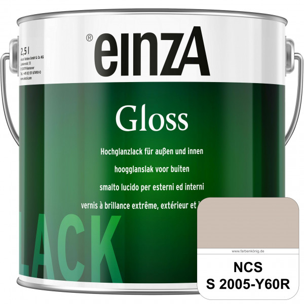 einzA Gloss (NCS S 2005-Y60R) Hochwertiger Alkydharzlack in Premium-Qualität, hochglänzend.