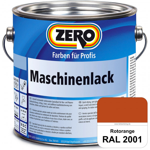 Maschinenlack (RAL 2001 Rotorange)