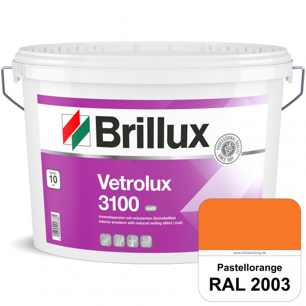 Vetrolux ELF 3100 (RAL 2003 Pastellorange) matte & gut zu reinigende Spezial-Innenfarbe