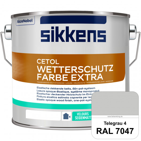 Cetol Wetterschutzfarbe Extra (RAL 7047 Telegrau 4)