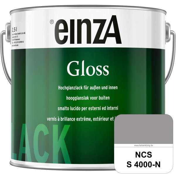 einzA Gloss (NCS S 4000-N) Hochwertiger Alkydharzlack in Premium-Qualität, hochglänzend.