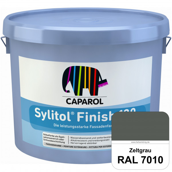 Sylitol® Finish 130 (RAL 7010 Zeltgrau) wetterbeständige Fassadenbeschichtungen auf Silikatbasis