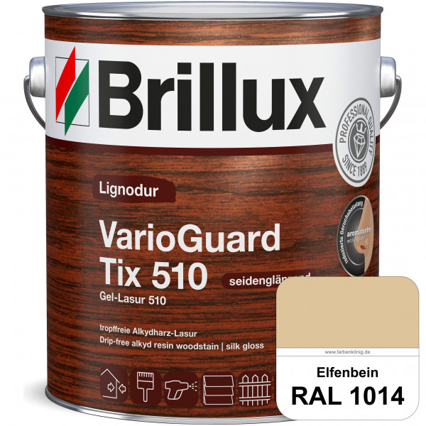 Lignodur VarioGuard Tix 510 (Gel-Lasur 510) RAL 1014 Elfenbein