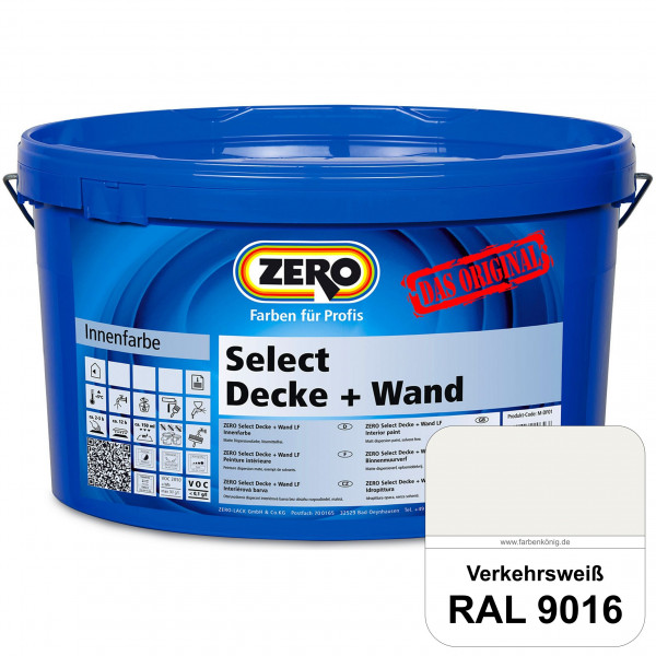 Select Decke + Wand (RAL 9016 Verkehrsweiß)