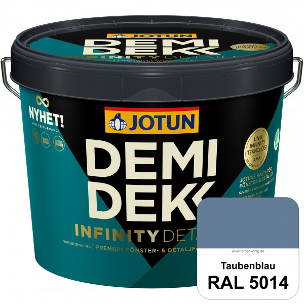 DEMIDEKK Infinity Details - Deckender Holzschutz (RAL 5014 Taubenblau)