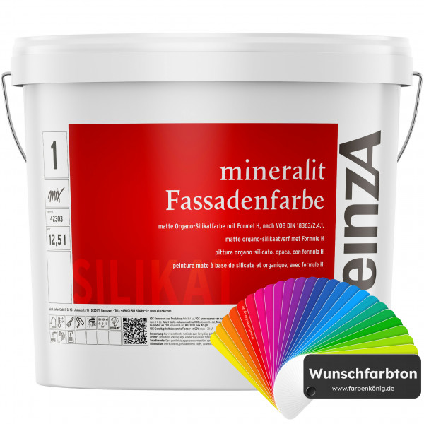 einzA mineralit Fassadenfarbe (Wunschfarbton)