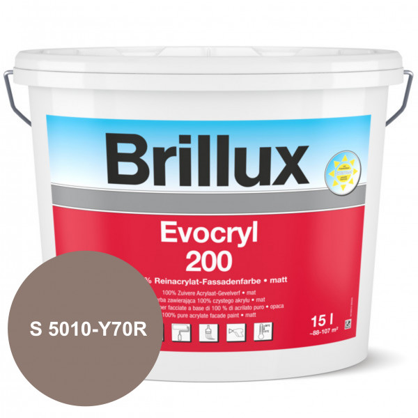 Evocryl 200 (B-Ware) - 2,5 Liter (S 5010-Y70R - NCS)
