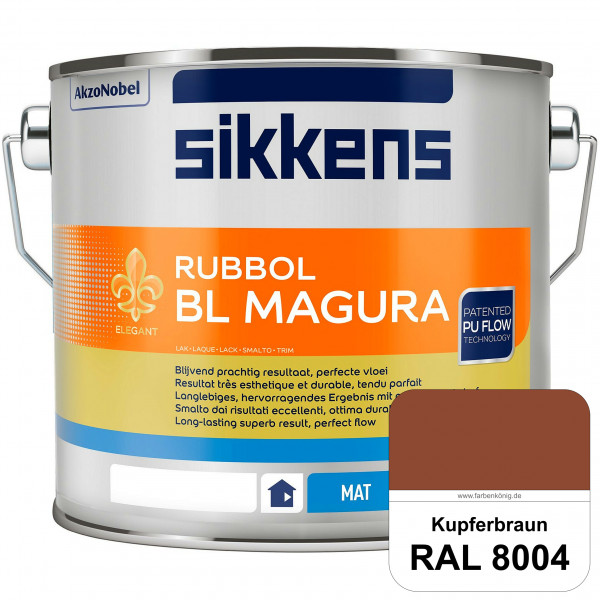 Rubbol BL Magura (RAL 8004 Kupferbraun) matter PU-Lack (wasserbasiert) innen & außen