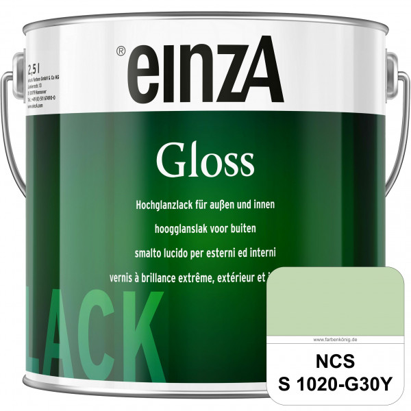 einzA Gloss (NCS S 1020-G30Y) Hochwertiger Alkydharzlack in Premium-Qualität, hochglänzend.