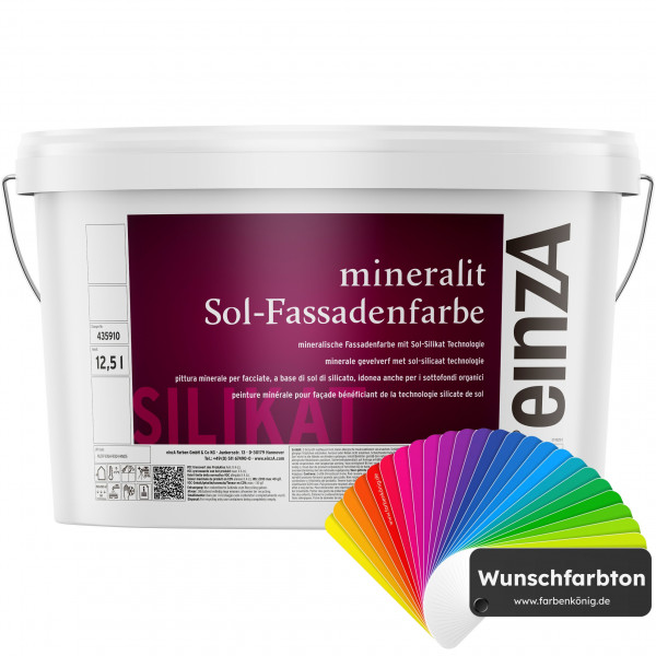 einzA mineralit Sol Fassadenfarbe (Wunschfarbton)